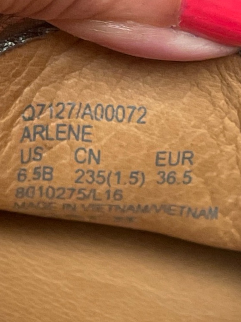 Coach silver leather Arlene driving loafers with logo hardware - size 6.5B - Picture 5 of 11